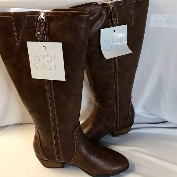 Dr. Scholl's Brilliance Wide-Calf Tall Boots 7.5 W - Picture 8 of 13